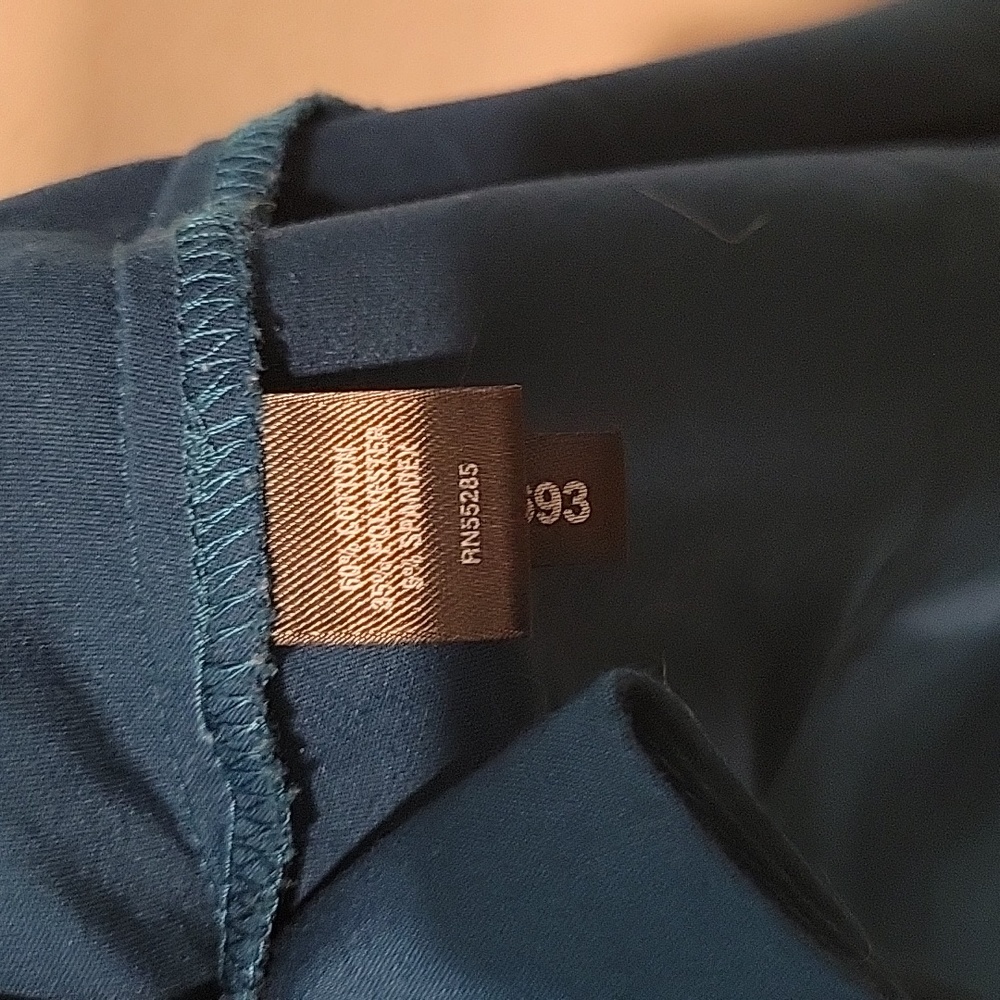 Express Dark Green Button Down Blouse - image 5